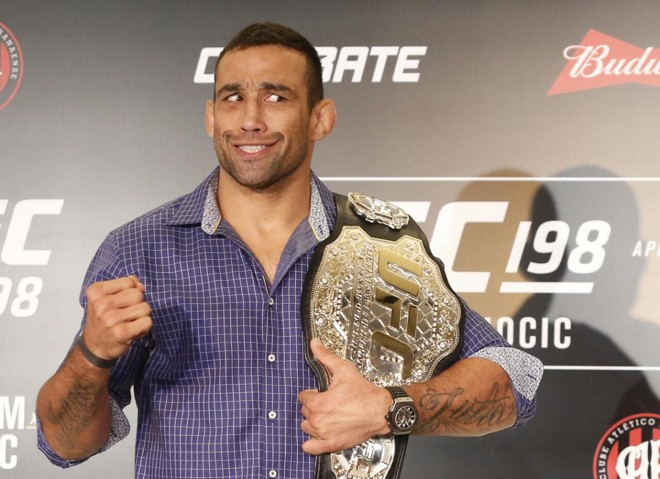 Werdum e sua tradicional careta. | 