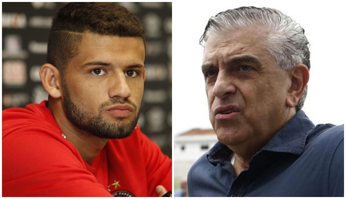 Jadson não renovou com o Atlético, o que gerou cobranças a Petraglia. | /