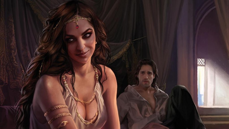 Ilustração da personagem Arianne, que aparece no novo trecho divulgado no site oficial do escritor. A personagem não apareceu na série de televisão. | /Divulgação