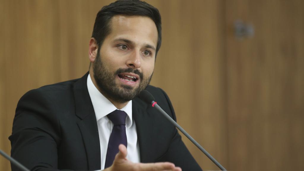 O novo secretário nacional da Cultura , em entrevista após nomeação | Fabio Rodrigues Pozzebom/Agência Brasil