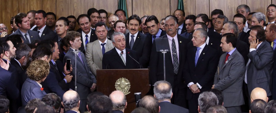 Festa da posse de Temer logo foi substituída por semana cheia de controvérsias. | Valter Campanato/Agência Brasil
