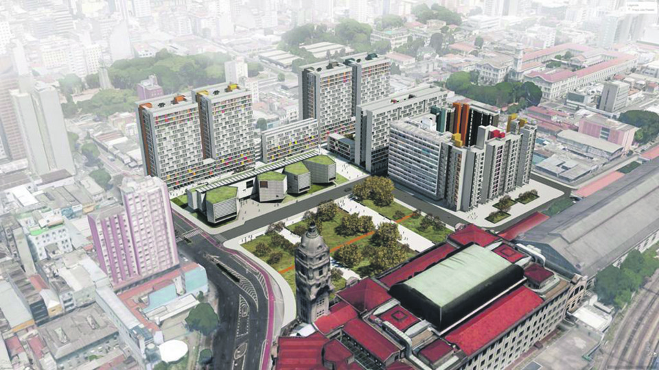 PPP da Moradia prevê revitalizar área na região hoje conhecida como Cracolândia. | Divulgação/Secretaria de Habitação de São Paulo