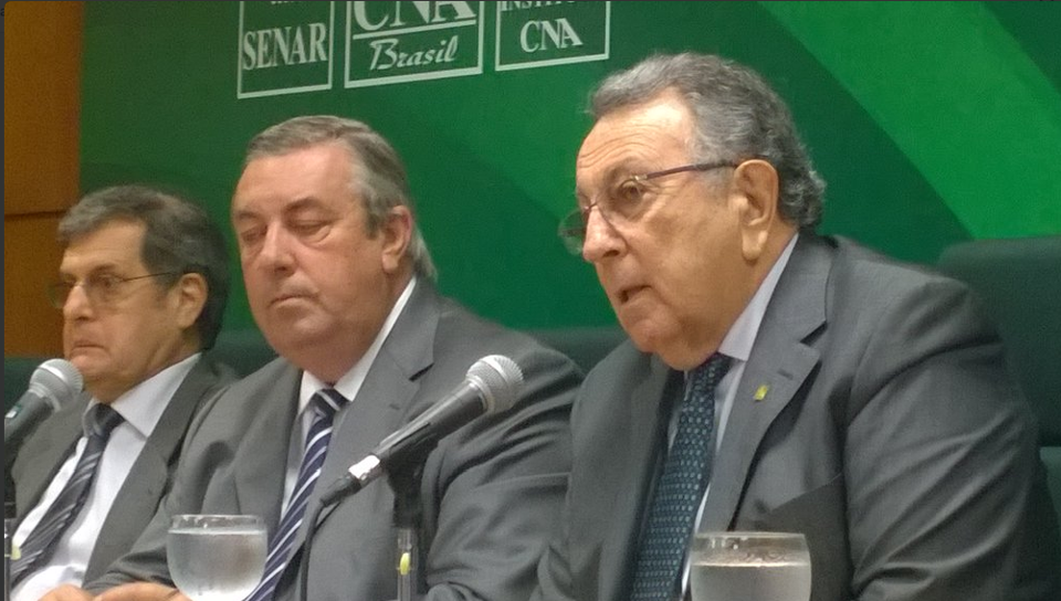 A entidade não esteve presente no lançamento do Plano Safra na manhã desta quarta | Reprodução Internet/CNA