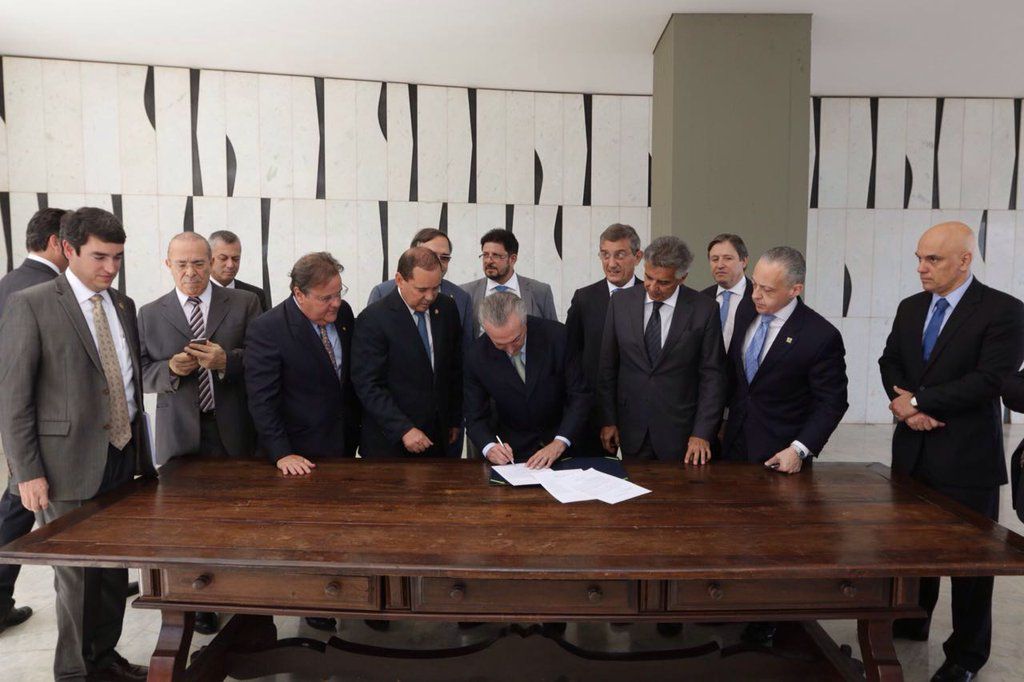 | Reprodução/Twitter Temer