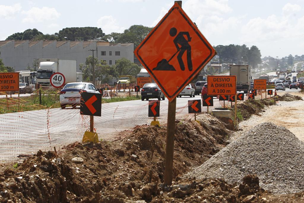 Nova obra da Linha Verde Norte, entre a Victor Ferreira do Amaral e o Hospital Vita, saiu do papel graças a recursos da prefeitura de Curitiba. | Antônio More/Gazeta do Povo