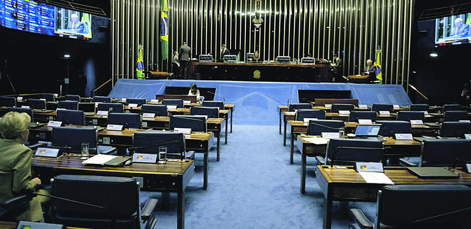 Senado Federal: o Brasil em descompasso com seus vizinhos. | Jefferson Rudy/Agência Senado