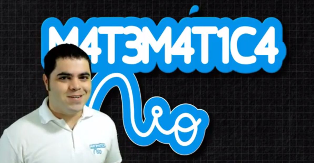 O professor de matemática Rafael Proccópio tem 20 milhões de visualizações e é embaixador do YouTube Edu | Frame /You Tube