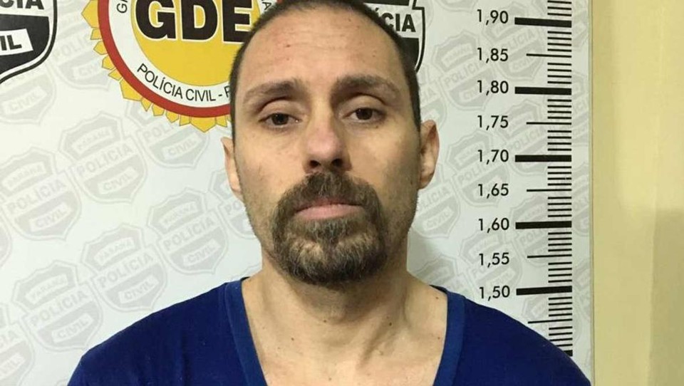 Procurado pelo Paraguai, Argentina e Estados Unidos, Corradi é acusado de envolvimento com o cartel do traficante mexicano “El Chapo” Guzmán. | Comunicação Social da Polícia Civil de Foz do Iguaçu