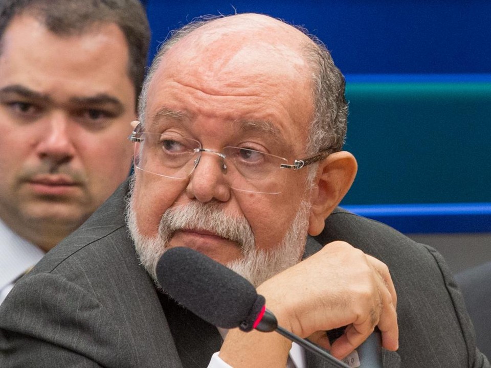 Léo Pinheiro depõe na CPI da Petrobras, em 2015 | Ed Ferreira/Folhapress/Arquivo/