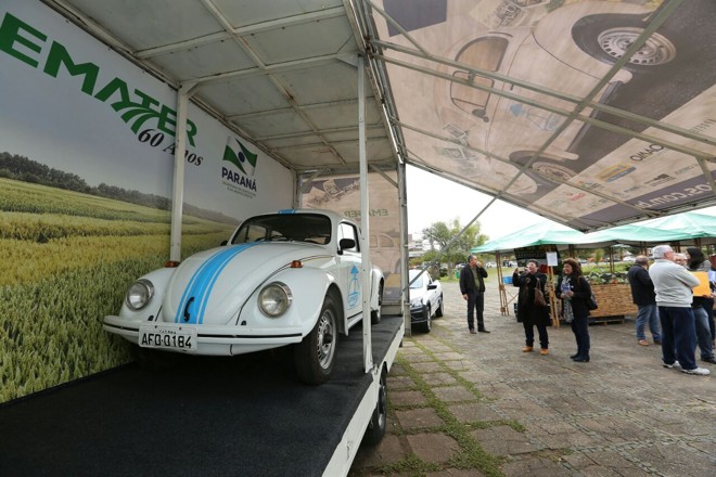 O Fusca vai ficar exposto na Praça Ambiental nesta quinta e nesta sexta (1) das 9h às 17h. Depois percorrerá outras cidades do estado. A próxima será Londrina, no dia 4 de julho. | Giuliano Gomes
/