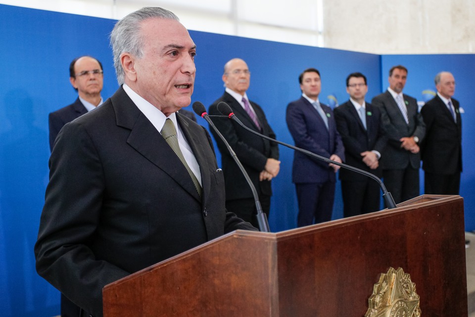 Temer garantiu que a promessa de não interferir na Lava Jato não é “nenhum deboche”. | Beto Barata/PR/Fotos Públicas