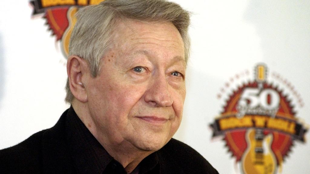 Moore em 2004, durante um evento comemorativo aos 50 anos do rock no Sun Studio, em Memphis: músico mudou o papel da guitarra no rock.