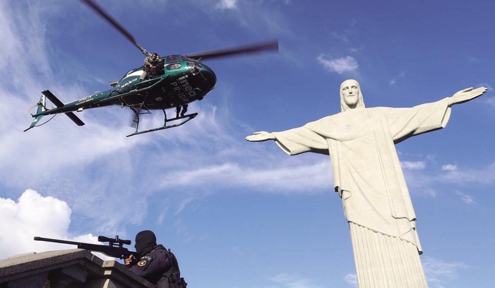 Uma das principais preocupações para o e vento no Rio de Janeiro é a segurança de pontos turísticos e aeroporto. | Rogério Santana/GERJ