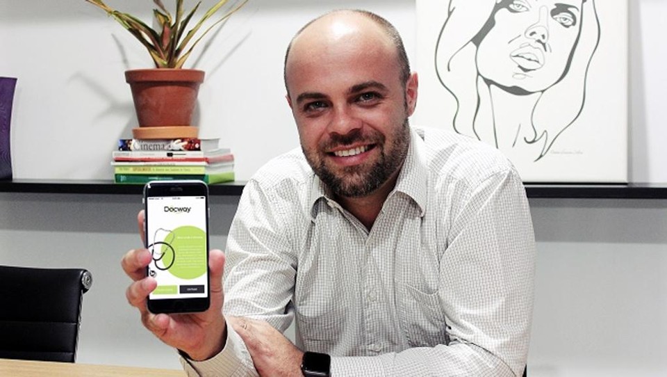 Fabio Tiepolo contou com um investimento de R$ 200 mil para lançar a Docway no mercado | Divulgação/