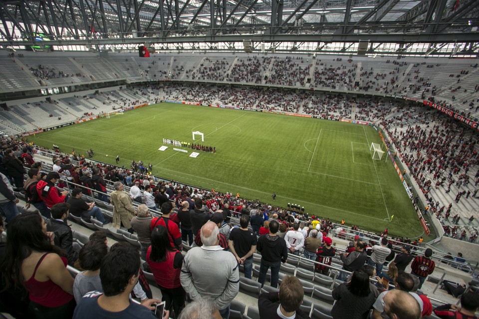 Furacão detém atualmente cerca de 24 mil associados. Arena da Baixada possui capacidade para 42 mil pessoas. | Marcelo Andrade/Gazeta do Povo