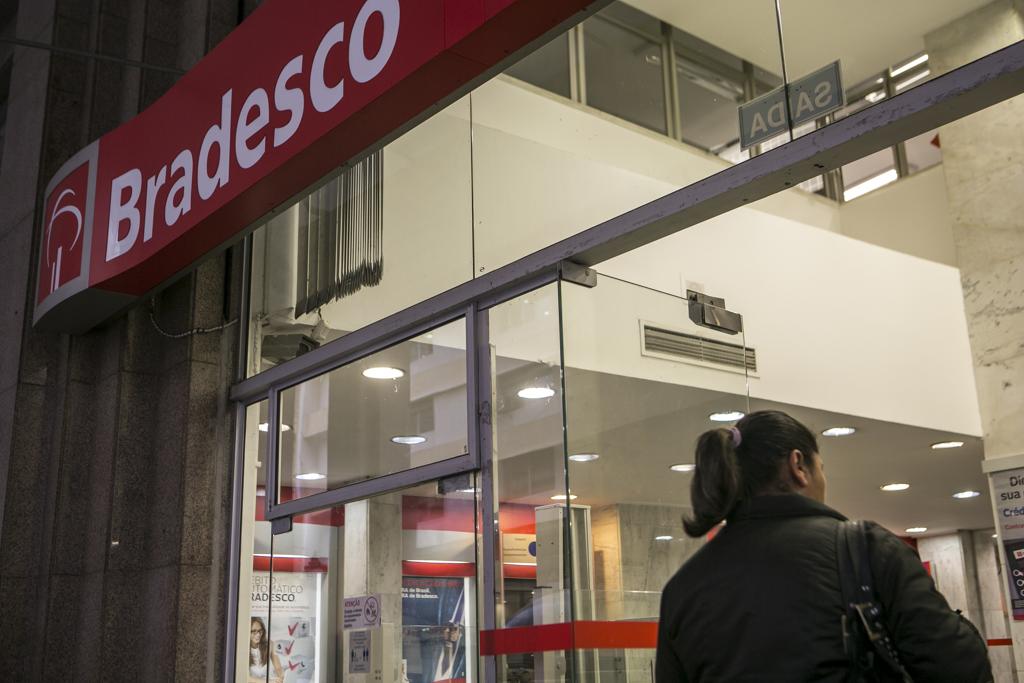 Agência do Bradesco em Curitiba. | Marcelo Andrade/Gazeta do Povo