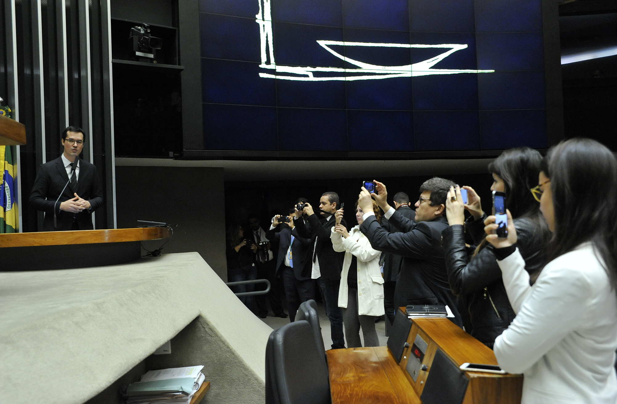 Deputados tietaram o procurador Deltan Dallagnol, da Lava Jato. | Luís Macedo/Câmara dos Deputados/Fotos Públicas