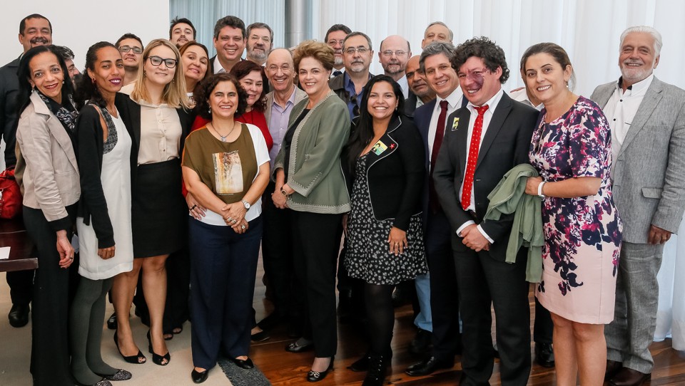 Dilma esteve na Executiva Nacional do PT nesta terça-feira (28) | Roberto Stuckert Filho/PR/