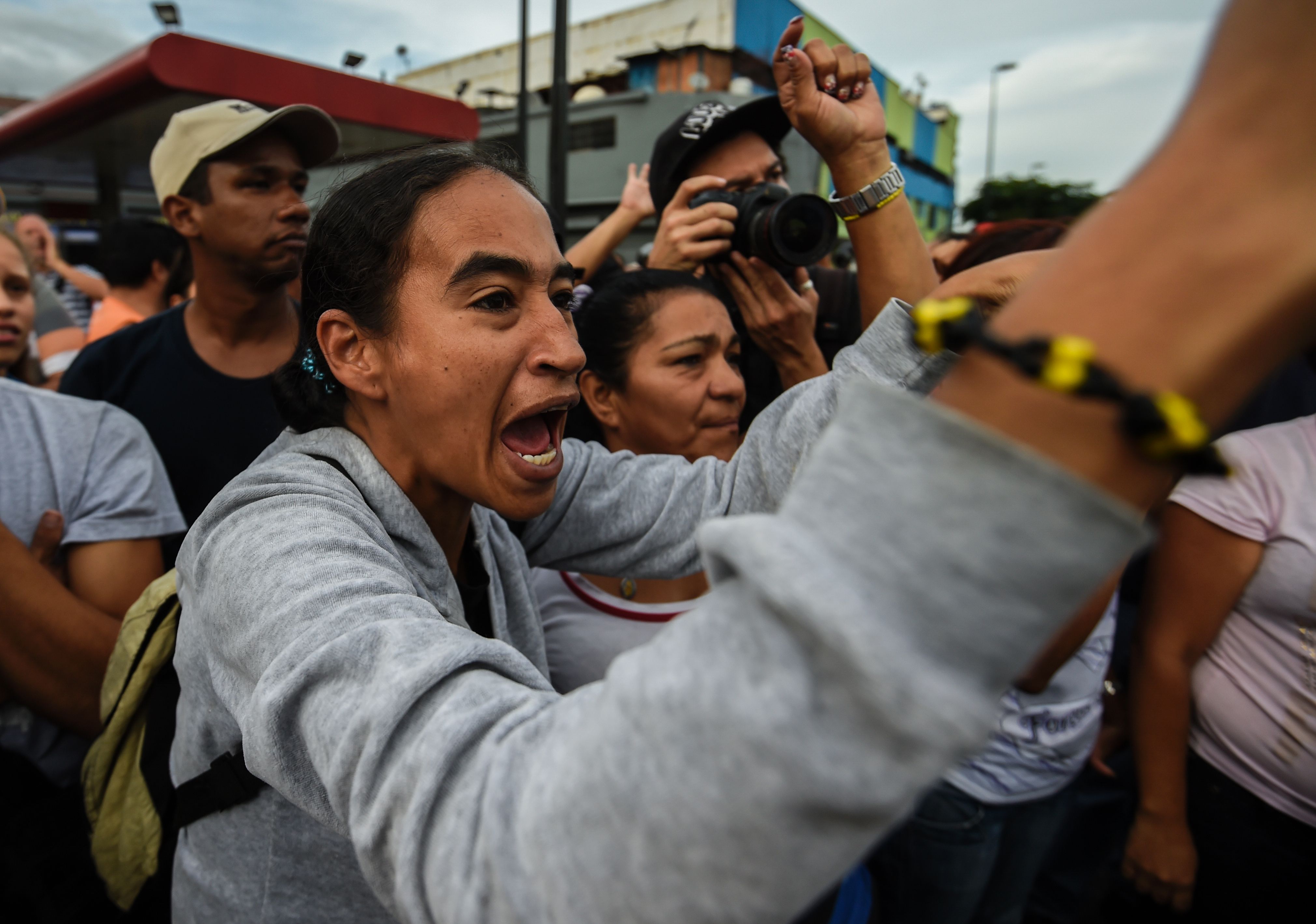 Protesto por alimentos em Caracas | JUAN BARRETO/AFP