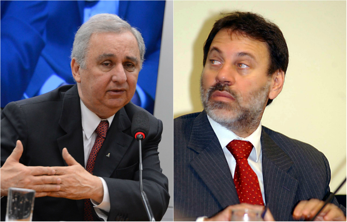 José Carlos Bumlai (à esq.) e Delúbio Soares | Valter Campanato e Antonio Cruz/Agência Brasil/