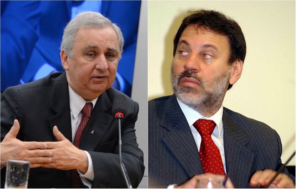 José Carlos Bumlai (à esq.) e Delúbio Soares | Valter Campanato e Antonio Cruz/Agência Brasil/