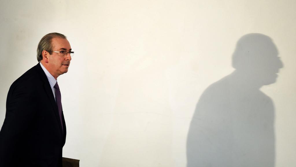 Cunha chega para o pronunciamento desta terça-feira (21) | EVARISTO SA/AFP