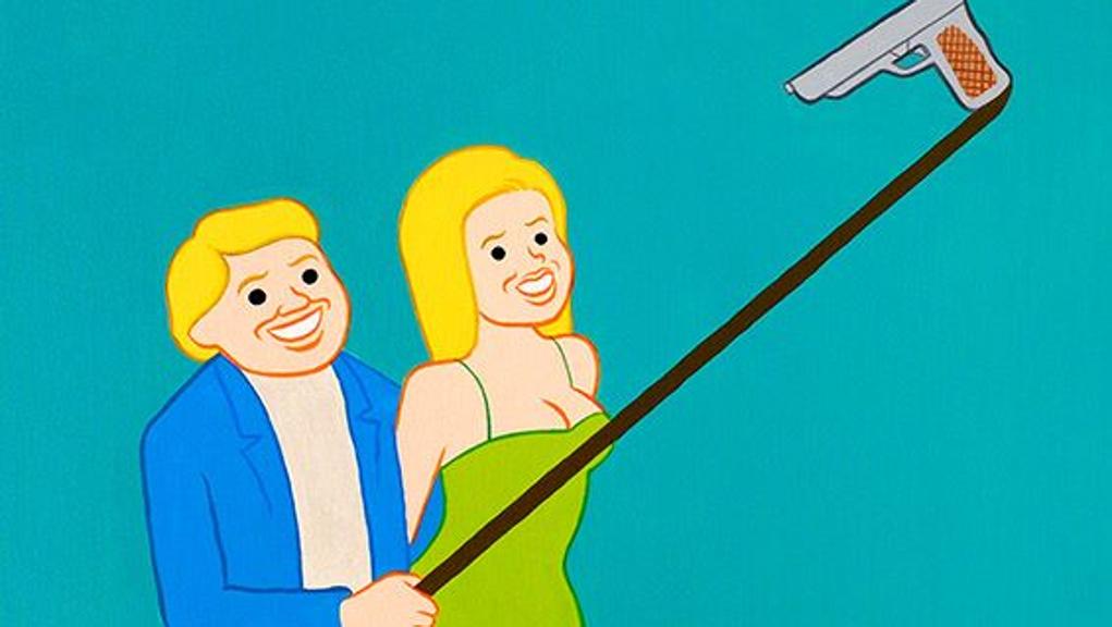 “Selfie”, um dos pôsteres de Joan Cornellà à venda no site oficial do artista. | Joan Cornellà /Divulgação