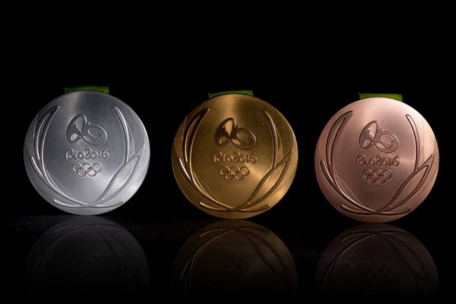 As três medalhas olímpicas. | Divulgação/Rio-2016
