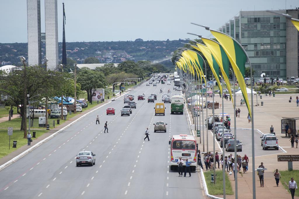 Esplanada dos Ministérios com Congresso ao fundo: corrupção domina Brasília. | Marcelo Camargo/Agência Brasil