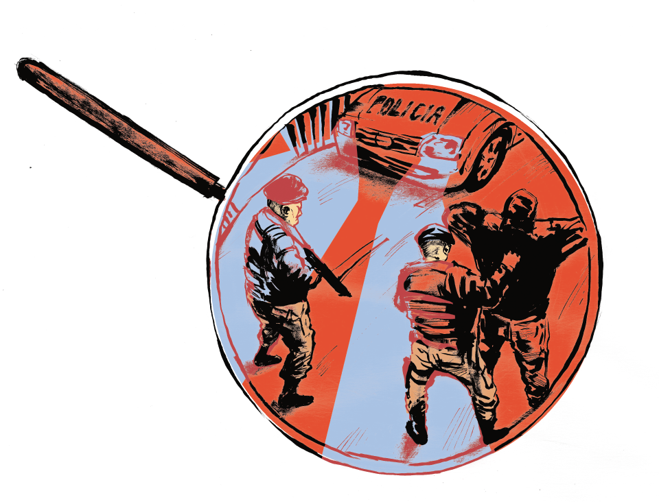 Software auxilia no monitoramento dos policiais | Robson Villalba/Gazeta do Povo