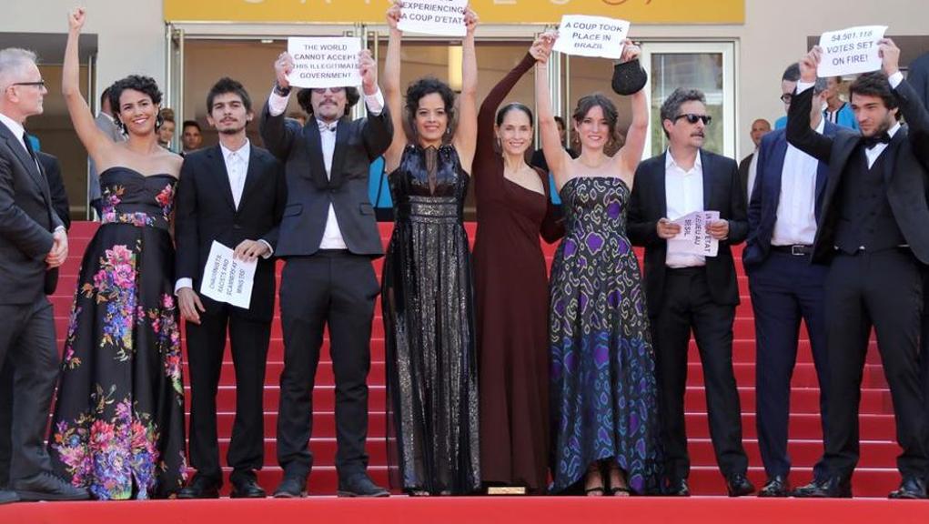 Para Marcelo Calero, protesto feito no dia 17 de maio pela equipe do filme “Aquarius” no Festival de Cannes foi “quase infantil”, “até um pouco totalitário”. | Valery Hache/AFP