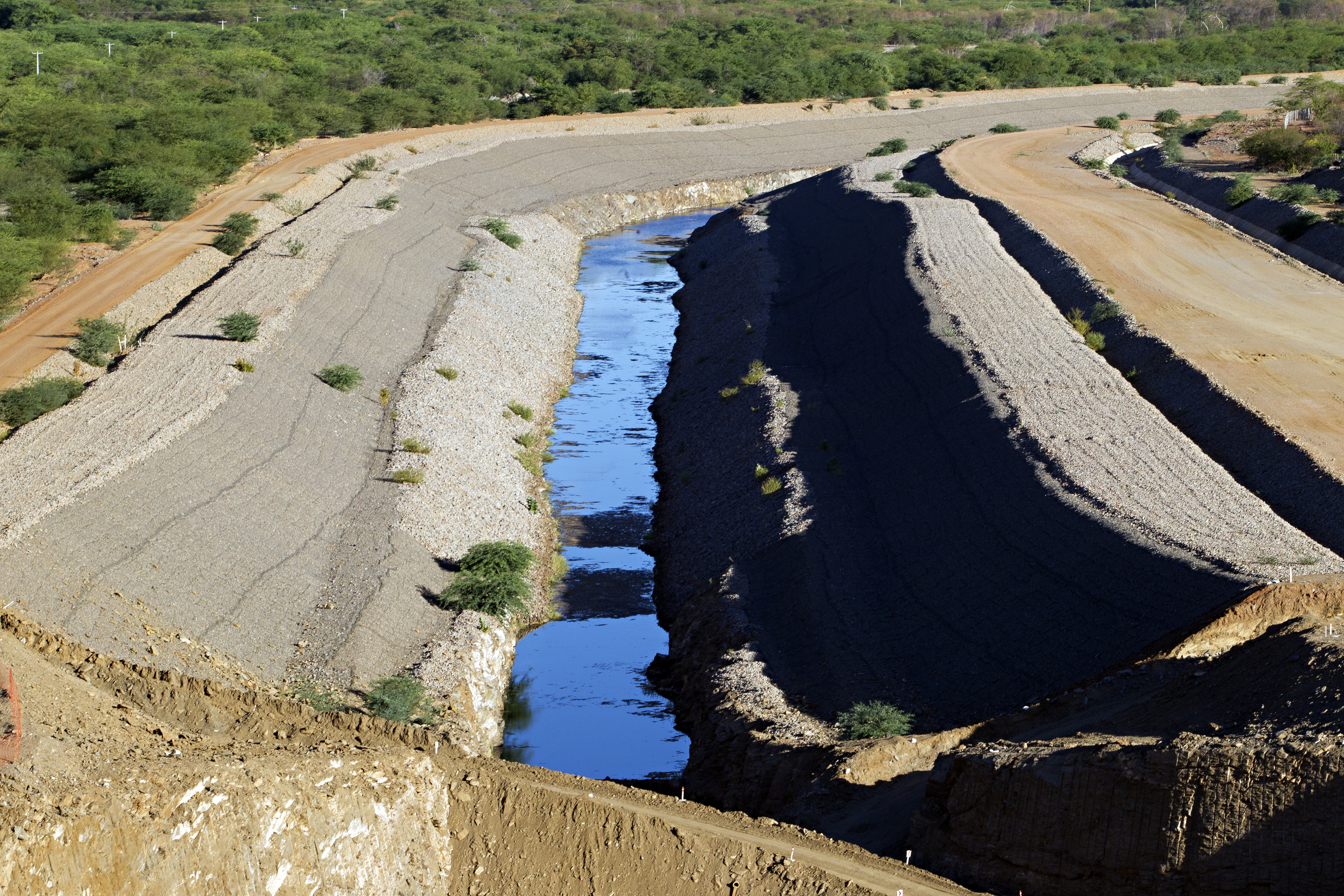 Obras de transposição do Rio São Francisco | Alexandre Mazzo/
Gazeta do Povo/Arquivo