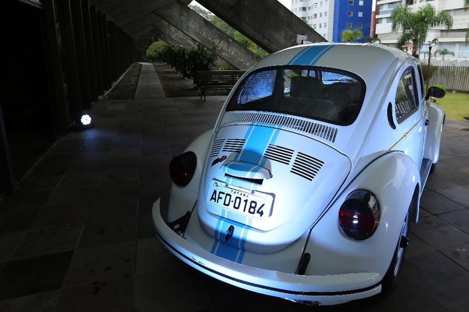 Fusca símbolo do instituto foi revitalizado e será exposto nas principais regionais da Emater | Giuliano Gomes/Emater