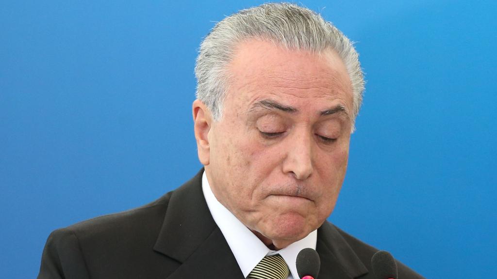 Temer: apesar da ligação com a concessão do aeroporto, não é investigado. | Beto Barata
/PR