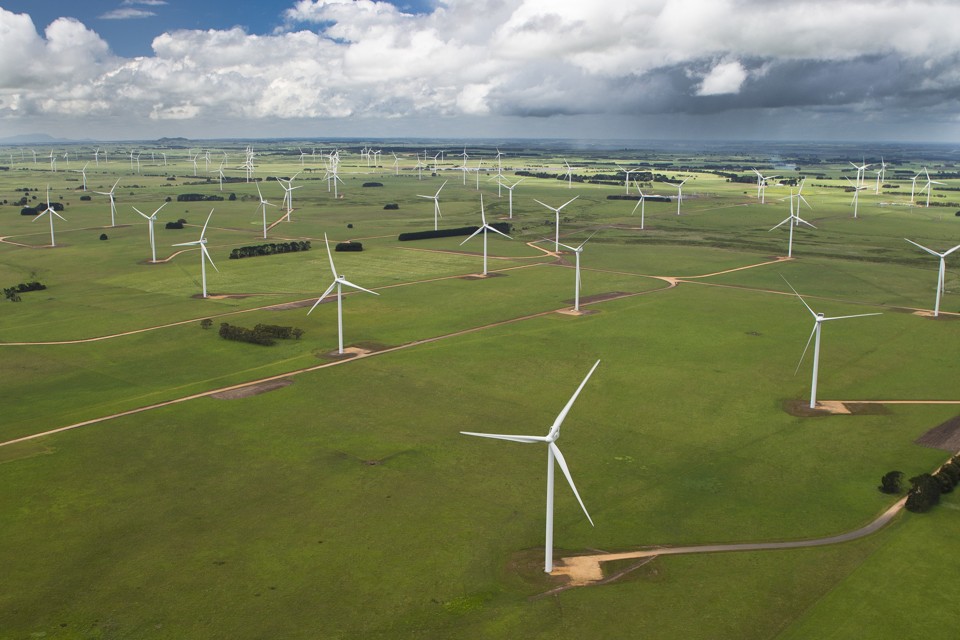Parque eólico na Austrália: energia limpa. | /