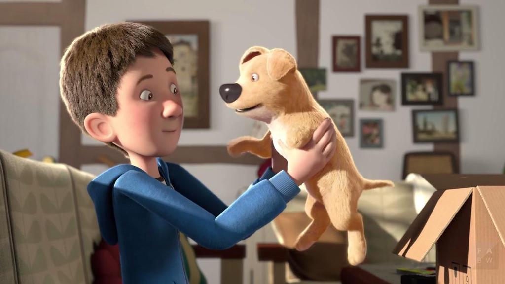 Cena do curta: animação fez o autor da tirinha chorar | /Reprodução