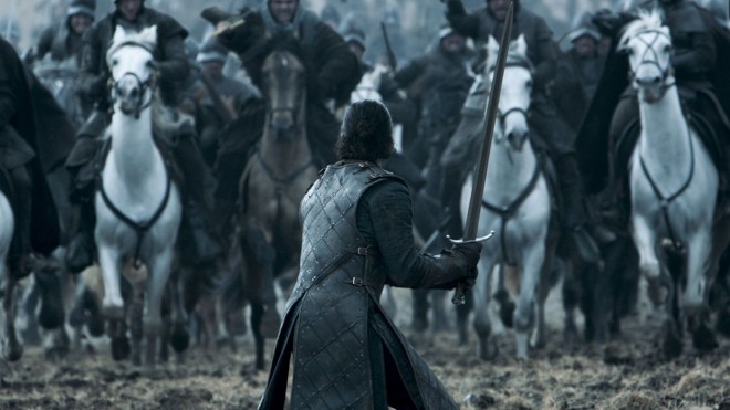 Pelo menos 70 cavalos foram usados na “Batalha dos Bastardos” | HBO/Divulgação