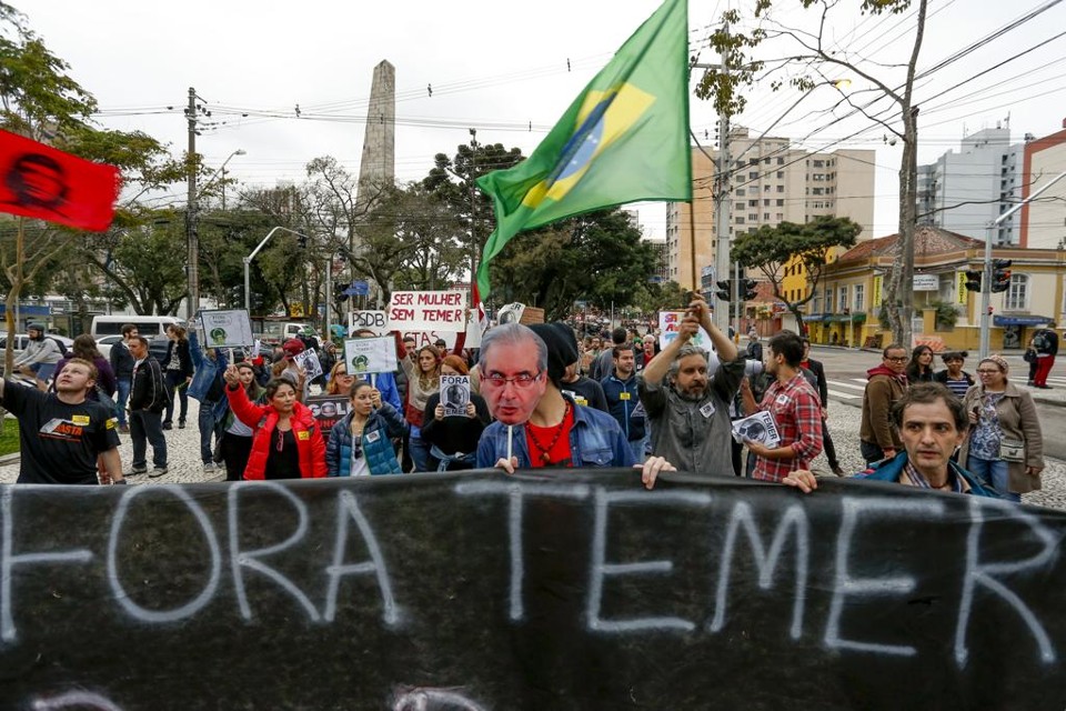 Protesto na capital do Paraná no último sábado (4) | Hugo Harada/Gazeta do Povo/Arquivo
