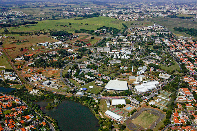 O grupo é formado por estudantes do Instituto de Economia da instituição. Na foto, uma vista aérea de instituição | Unicamp/Divulgação