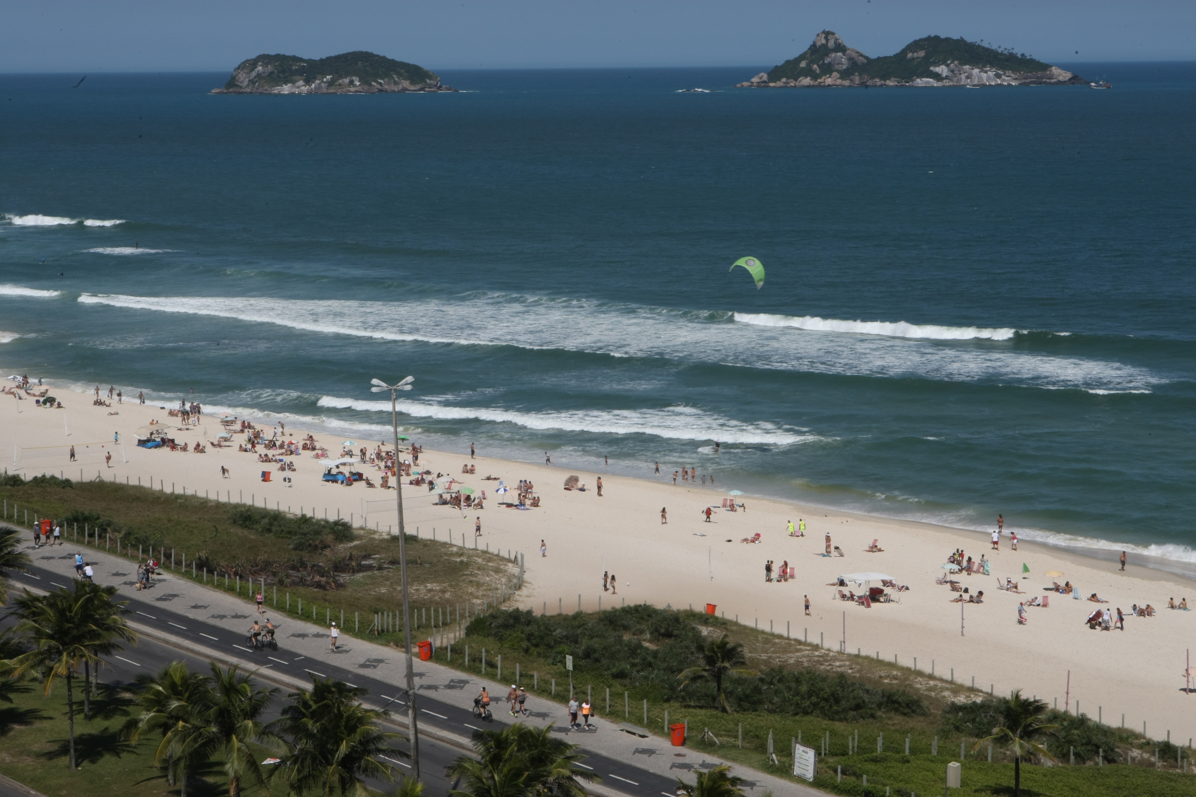 Praia da Barra da Tijuca, no Rio de Janeiro. | Aniele Nascimento/Gazeta do Povo