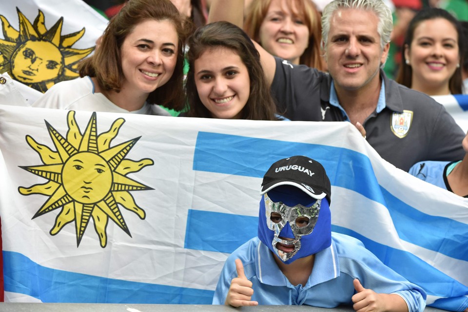 Hino chileno toca no lugar do uruguaio antes da partida contra o México | ALFREDO ESTRELLA/AFP