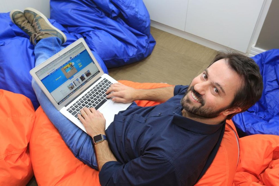 Daniel Scandian, CEO da MadeiraMadeira, que vende materiais de construção e móveis pela internet. | Ivonaldo Alexandre/Gazeta do Povo