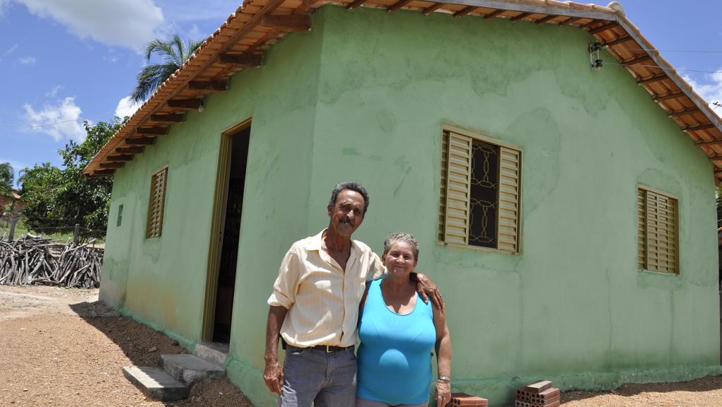 Com a ajuda do cheque reforma, casal reformou a casa em que mora em Morro Agudo, região Central de Goiás | Gisélia Duarte/Agehab