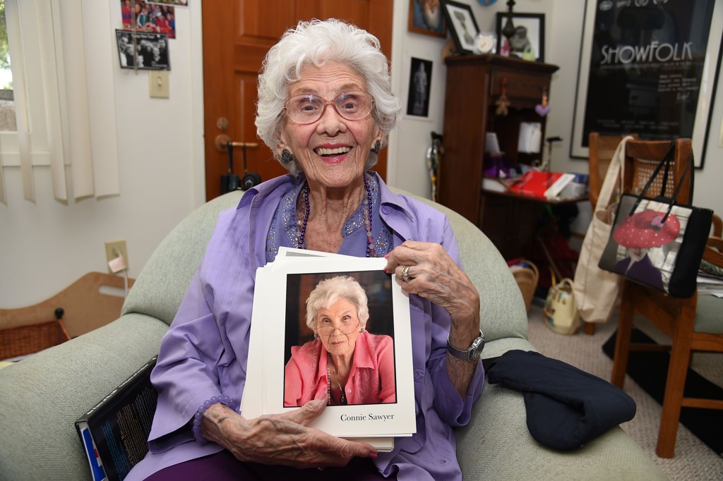 Connie Sawyer, de 103 anos, acabou de fazer teste para um comercial do Super Bowl, o maior evento esportivo americano