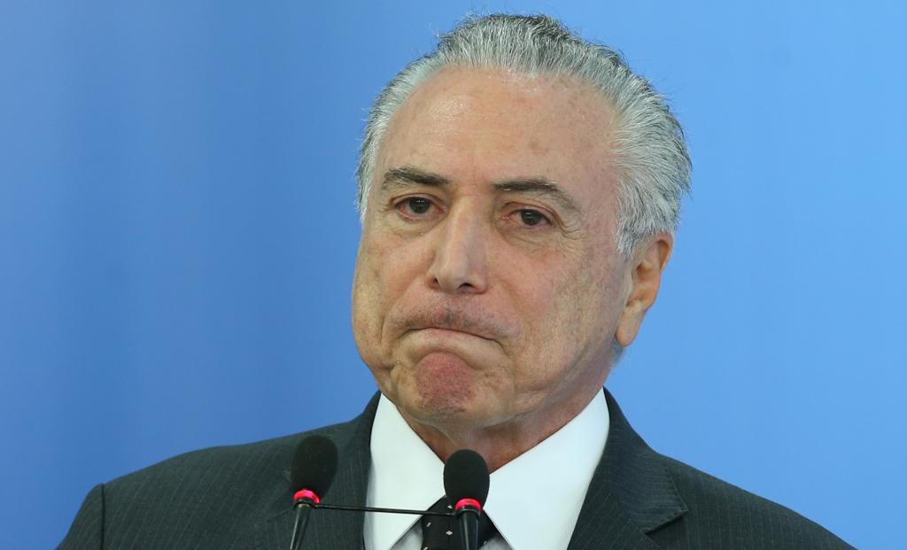 Presidente interino Michel Temer falou à imprensa na tarde desta segunda-feira (7). | Lula Marques/Agência PT