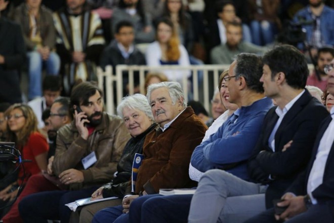 Ex-presidente do Uruguai, Pepe Mujica, está em Curitiba para fazer uma palestra. | Jonathan Campos Gazeta do Povo