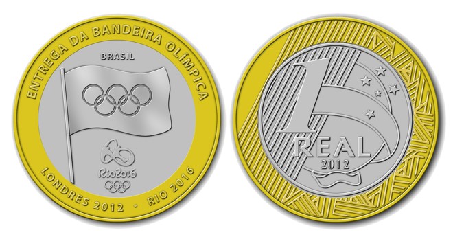 Bandeira olímpica: Peça rara, com possibilidade de venda em até R$60. | 