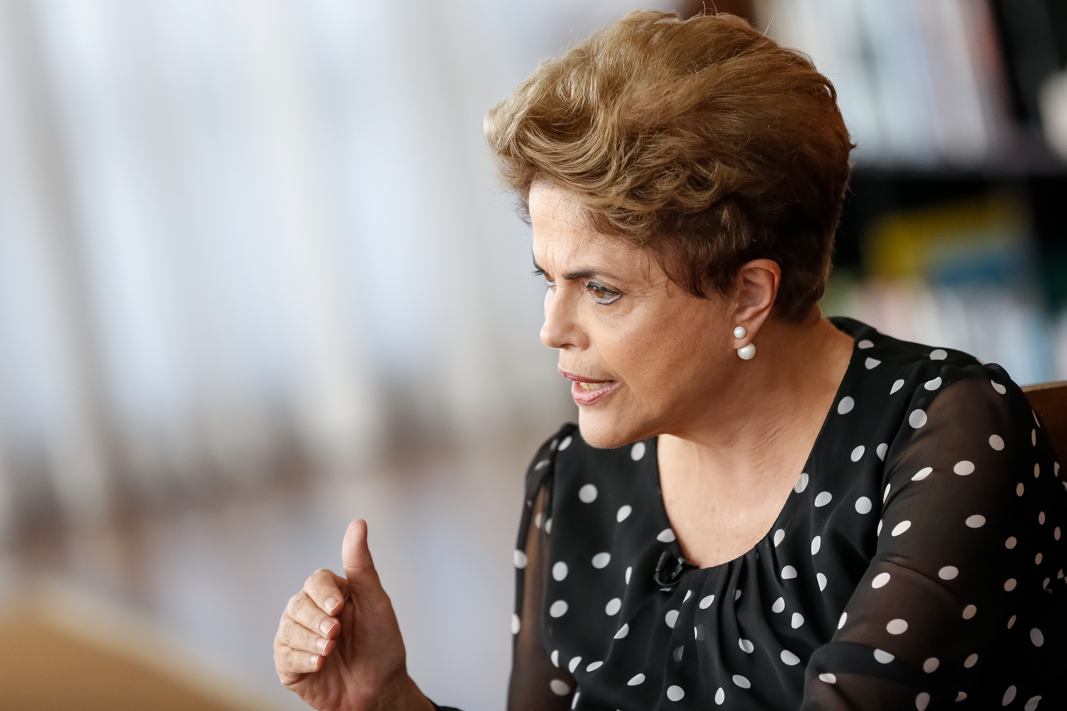 Dilma durante a entrevista à revista americana ‘Time’ | Roberto Stuckert Filho/