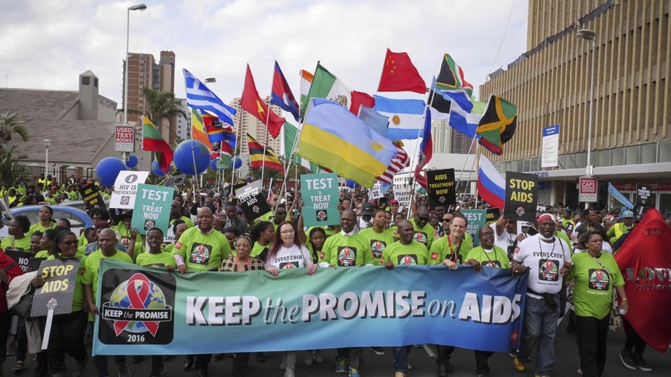 Números foram apresentados durante a 21ª Conferência Internacional sobre AIDS, realizada em Durban, na África do Sul | Steve Forrest/International AIDS Society