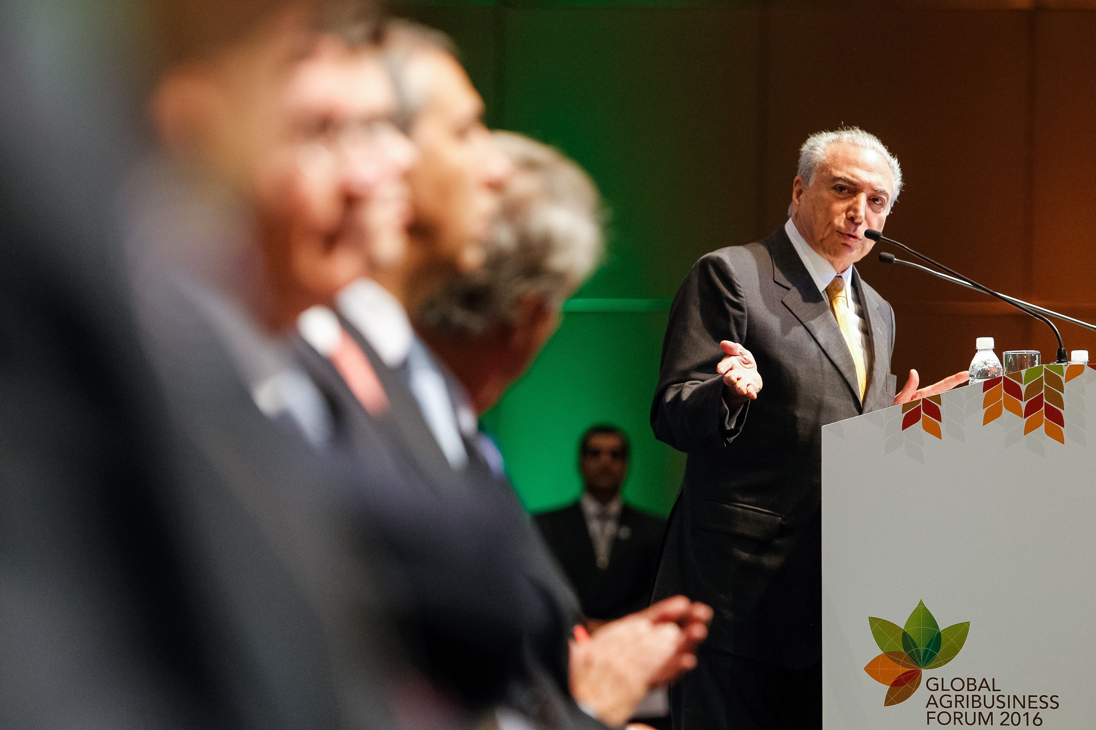 Temer discursa durante a abertura da Global Agribusiness Forum 2016 | Beto Barata/PR/